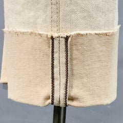 BRUNELLO CUCINELLI Size 10 Beige Cotton Blend Twill Monili Tapered Cuffed Casual Pants
