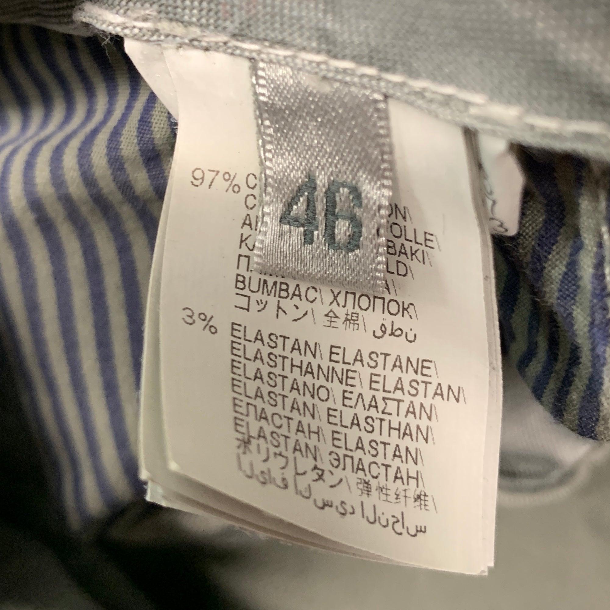 BRUNELLO CUCINELLI Size 30 Khaki Cotton Elastane Cargo Casual Pants For Sale 5