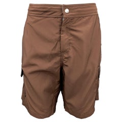 Brunello Cucinelli Taglia 34 Costume da bagno marrone in poliestere Cargo