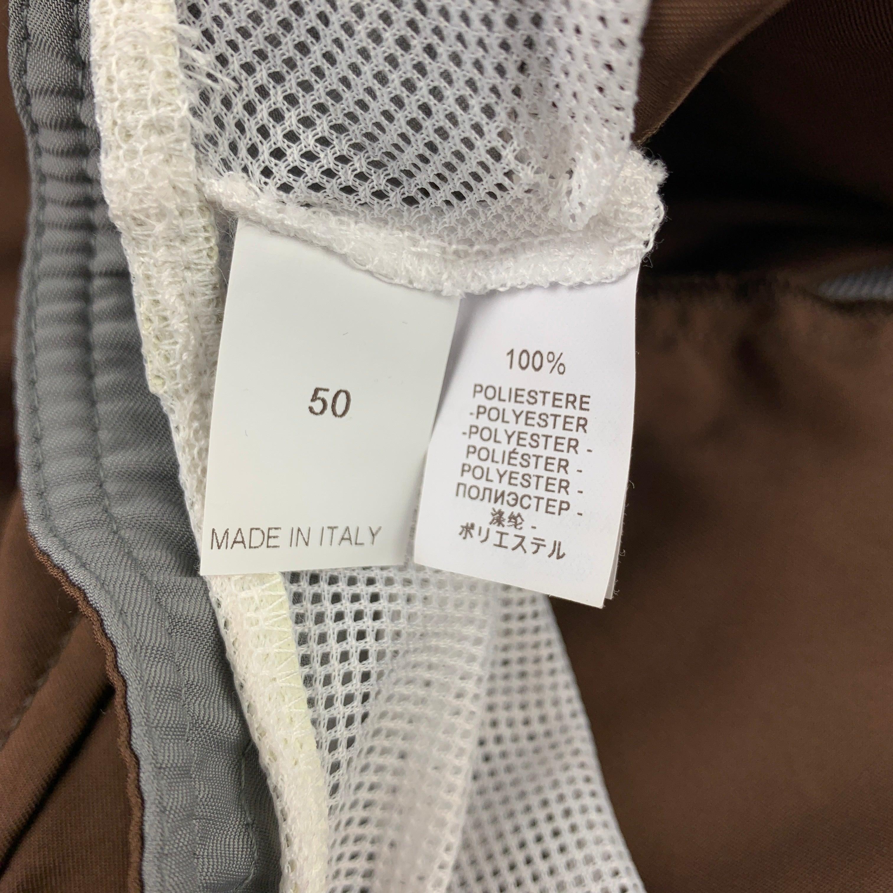 BRUNELLO CUCINELLI Größe 34 Brown Polyester Cargo Badehose im Zustand „Gut“ im Angebot in San Francisco, CA