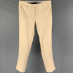 BRUNELLO CUCINELLI Size 34 Cream Cotton Casual Pants