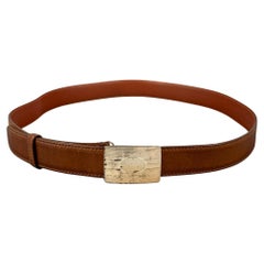 Ceinture BRUNELLO CUCINELLI en cuir marron, taille 35