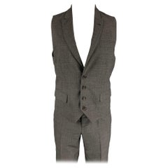 Traje Chaleco Lana Gris Talla 38 BRUNELLO CUCINELLI