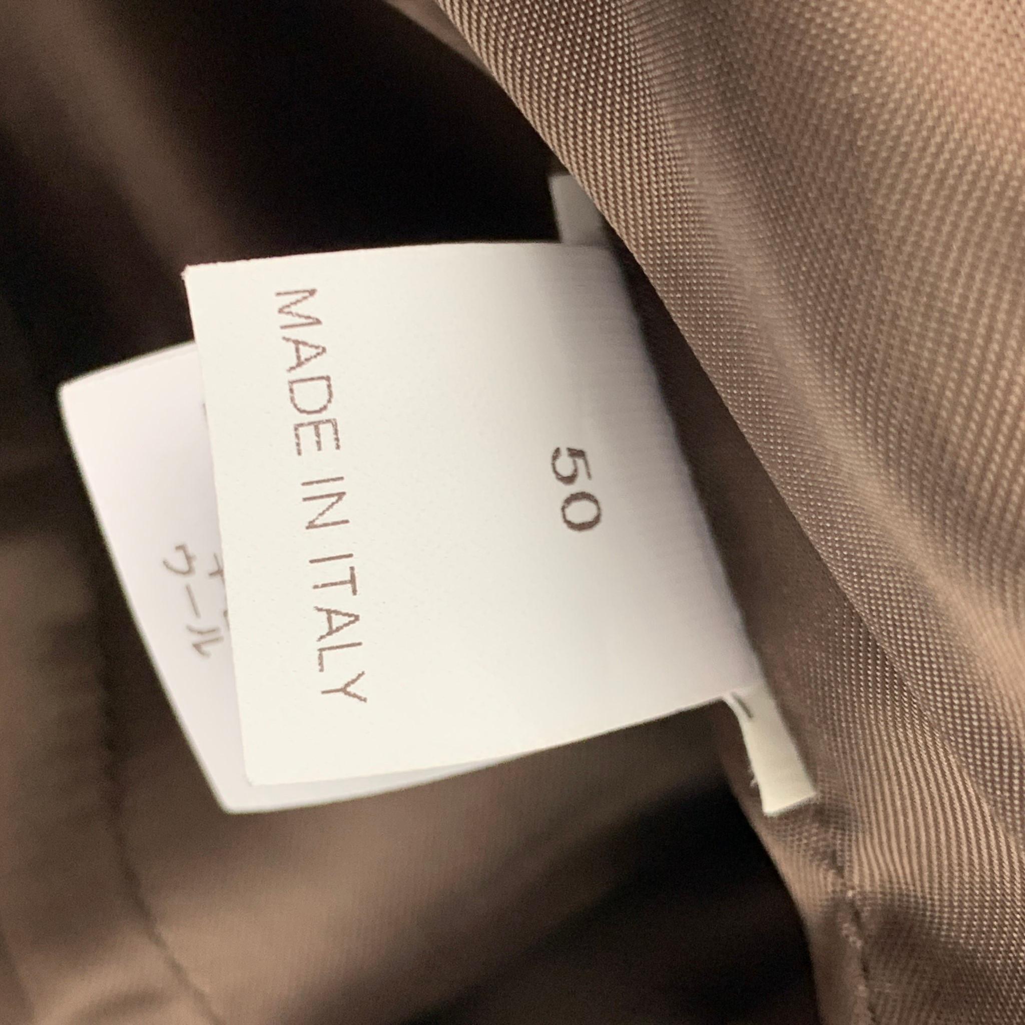 Men's BRUNELLO CUCINELLI Size 40 Charcoal Heather Wool Side Tabs Vest