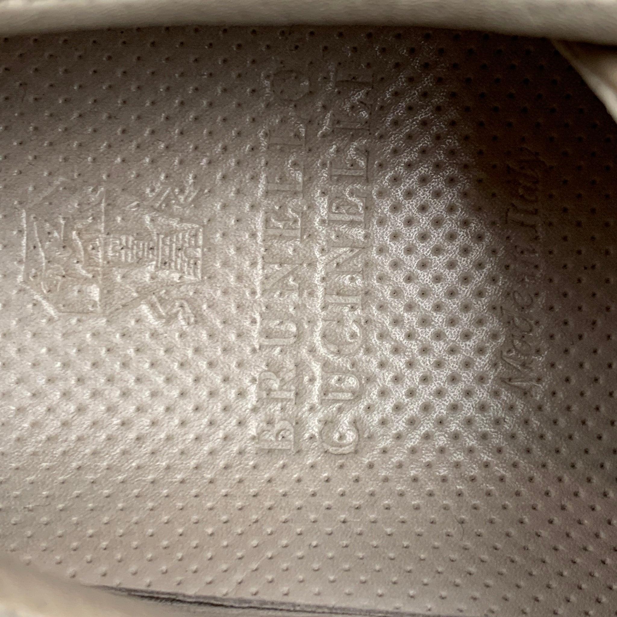 BRUNELLO CUCINELLI Size 7.5 Sea Foam Suede Sneakers For Sale 3