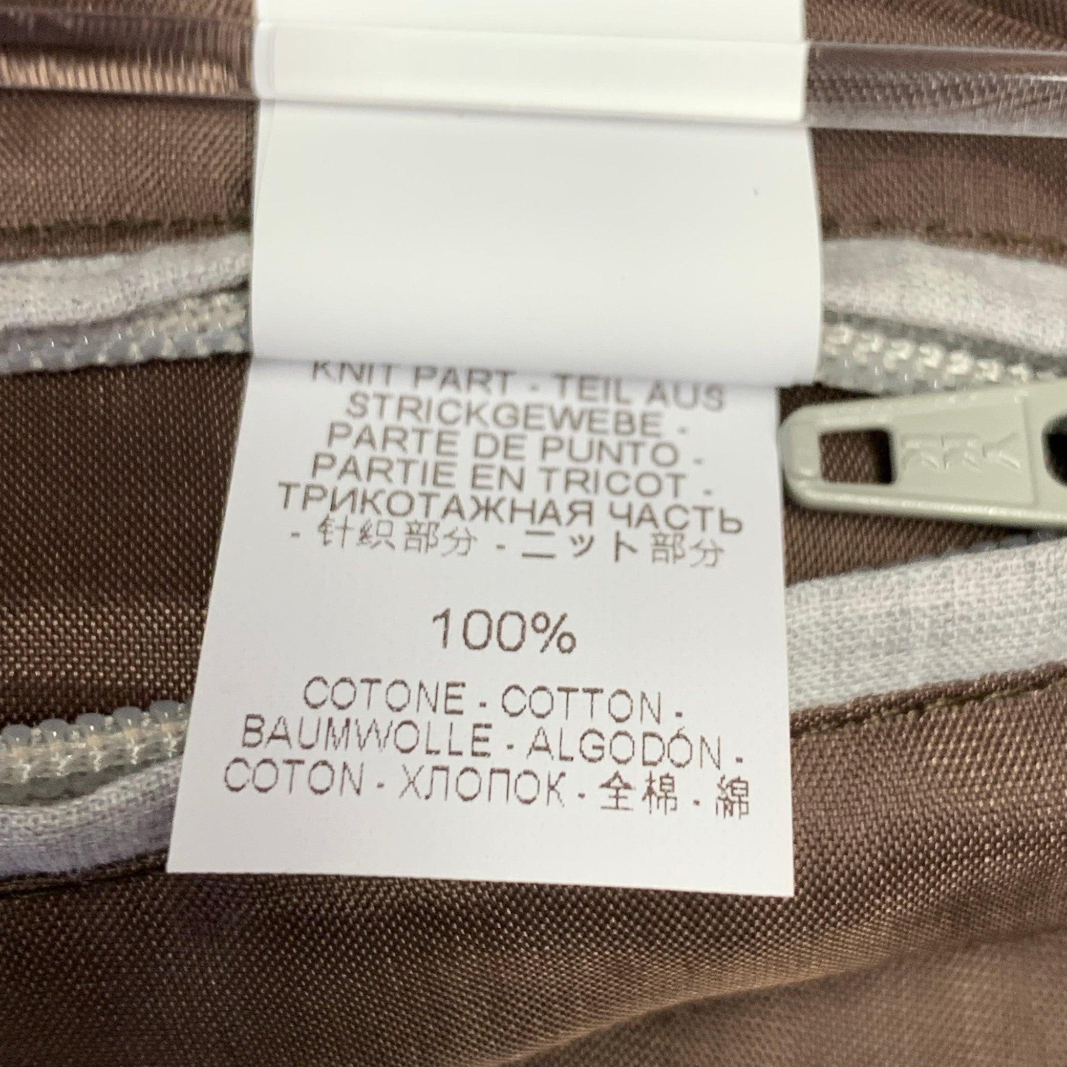 BRUNELLO CUCINELLI Taille L Veste bombardier en daim perforé Brown en vente 6