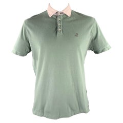 Polo in cotone a blocchi di colore Greene & Greene A.