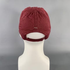 BRUNELLO CUCINELLI Size M Burgundy Cotton Hats