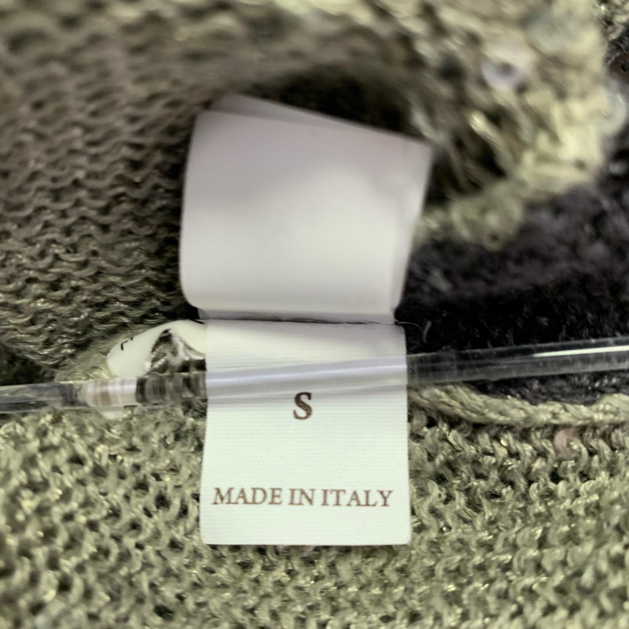 BRUNELLO CUCINELLI Größe S Grün Sage Leinenmischung stricken ärmelloses lässiges Top im Angebot 5