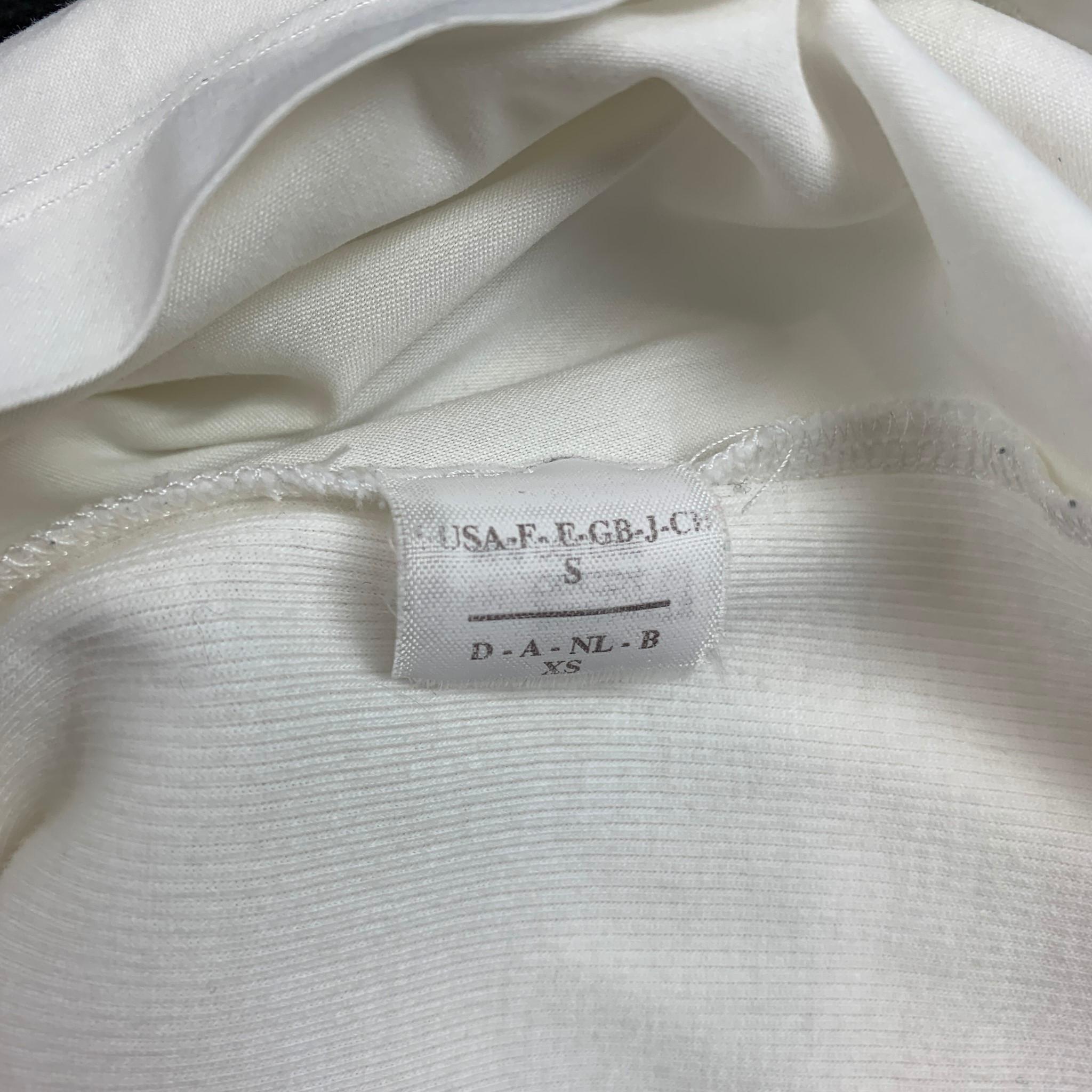 Women's BRUNELLO CUCINELLI Size S White Knotted Cotton / Lycra Blouse