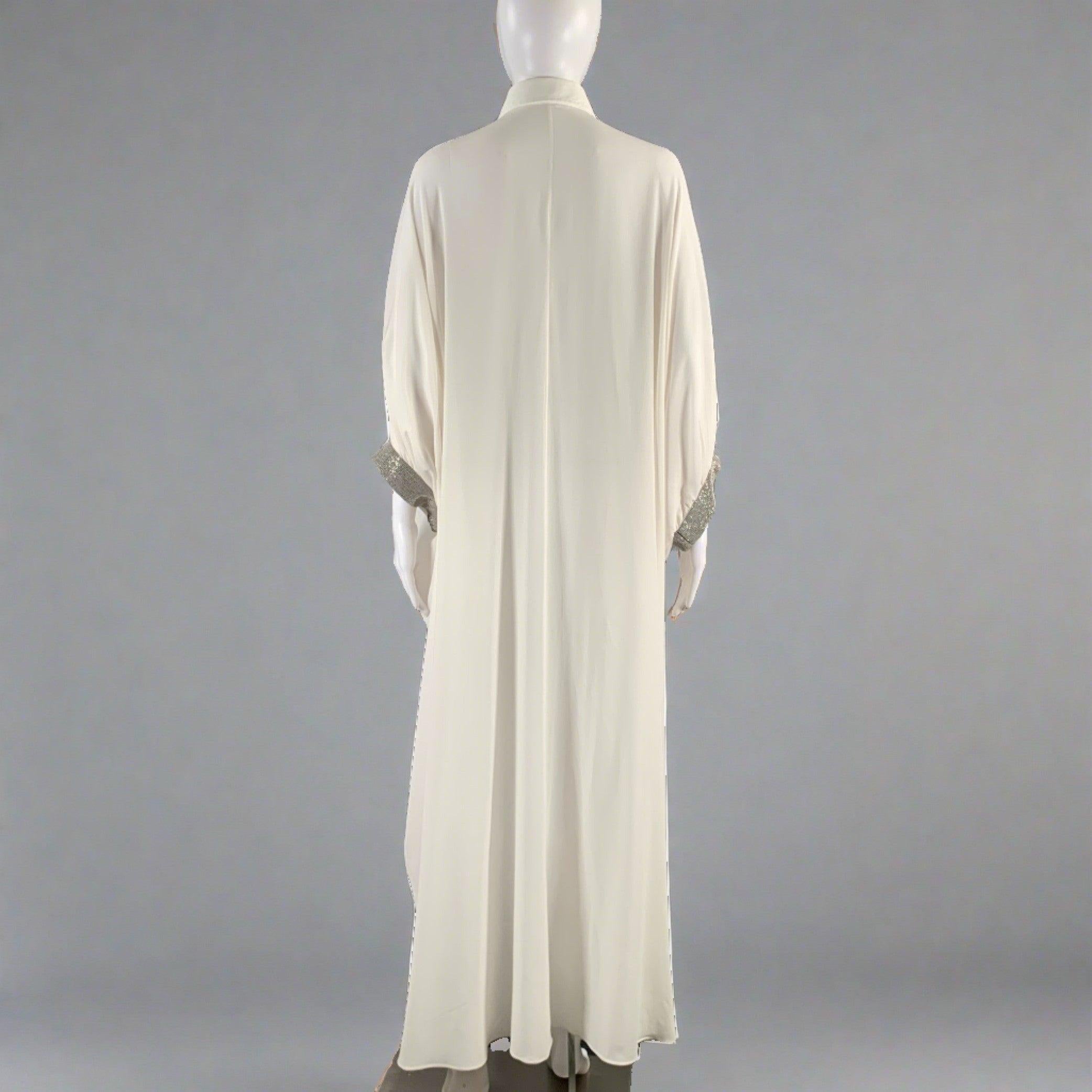 Gray BRUNELLO CUCINELLI Size XS White Silver Silk Elastane Embellishment Dress Top For Sale