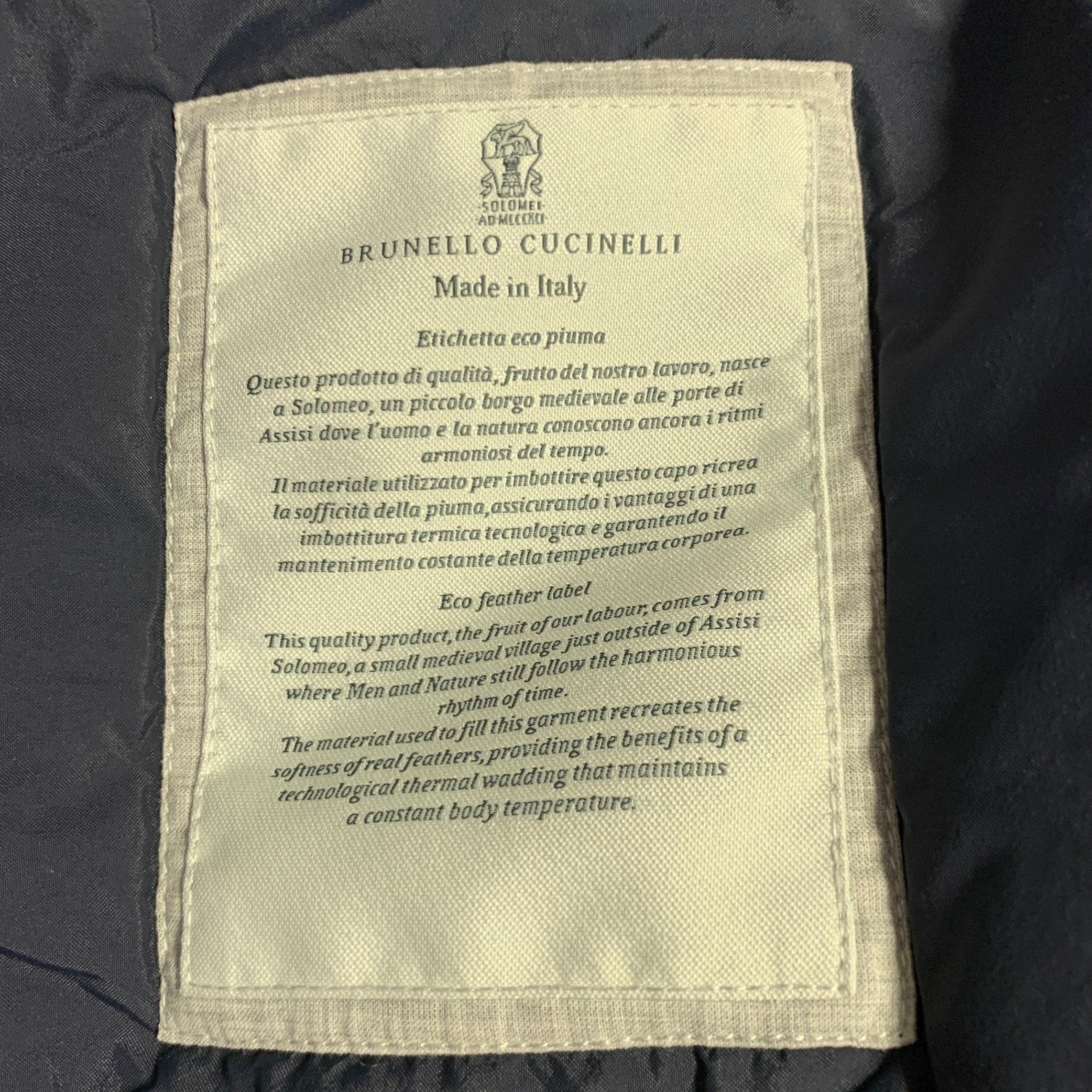 Men's BRUNELLO CUCINELLI Size XXL Burgundy Corduroy Cotton Snaps Jacket