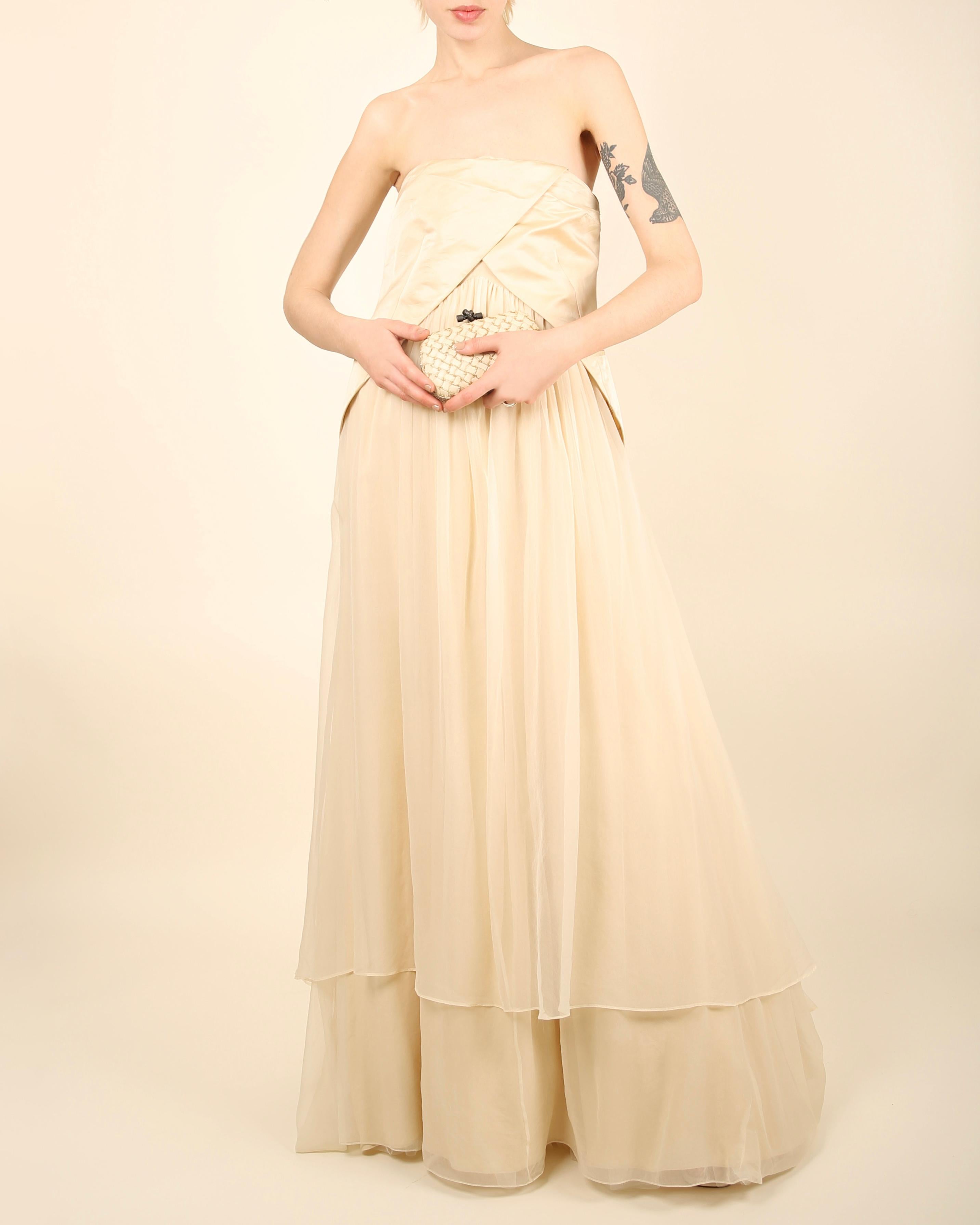 LOVE LALI Vintage

A very special gown by Brunello Cucinelli in cream, sadly the dress is large for the model in the photos and so they do not do this dress the full justice it deserves, please keep in mind when viewing them that the bust and waist