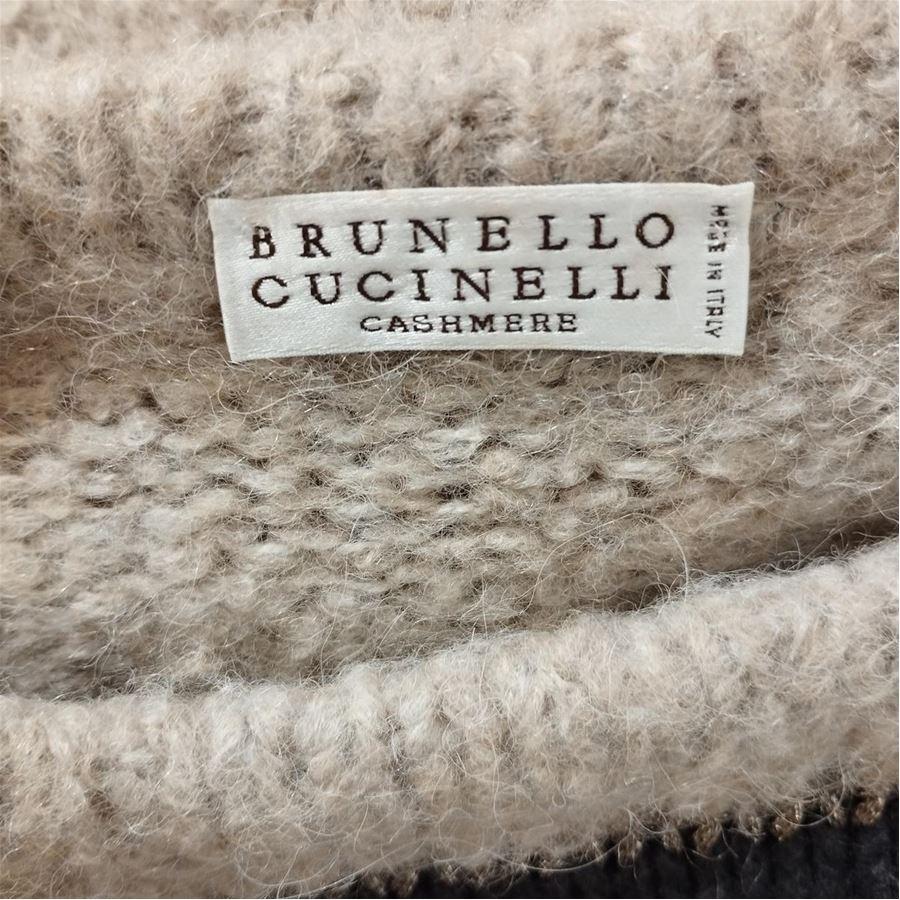 Brunello Cucinelli Striped pull size M In Excellent Condition For Sale In Gazzaniga (BG), IT