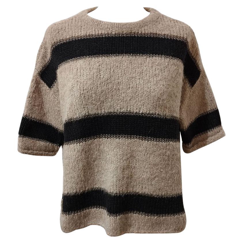 Brunello Cucinelli Striped pull size M For Sale