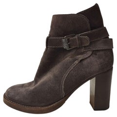 Brunello Cucinelli Suede half boots size 40