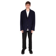Brunello Cucinelli Virgin Wool & Cashmere Blend Pinstripe Jacket