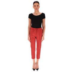 Brunello Cucinelli Virgin Wool Side Stripe Joggers/Trousers