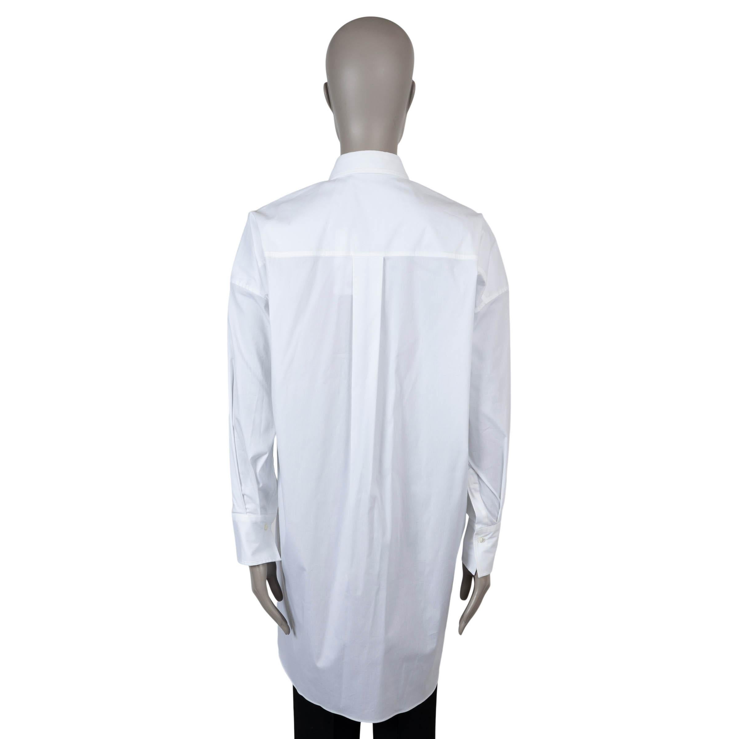 BRUNELLO CUCINELLI weiß Baumwolle 2024 MONILI TUNIC Hemd XS (Grau) im Angebot