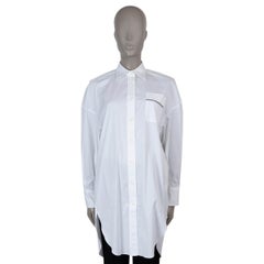 BRUNELLO CUCINELLI algodón blanco 2024 MONILI TÚNICA Camisa XS