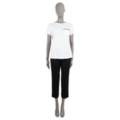 BRUNELLO CUCINELLI white cotton  MONILI STRIPE POCKET T-Shirt Shirt S