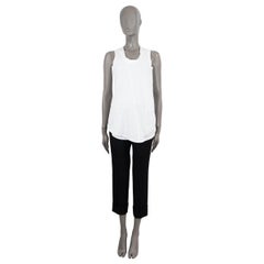 BRUNELLO CUCINELLI white LINEN & COTTON Tank Top Shirt XS