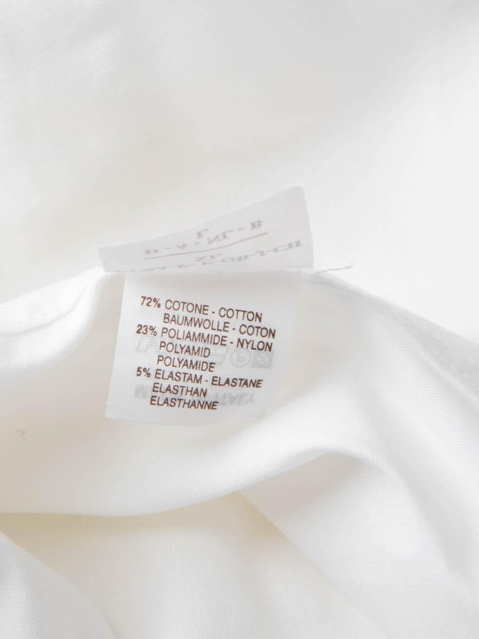 Brunello Cucinelli White Short Sleeved Shirt Size XL For Sale 2