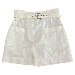 Brunello Cucinelli White Shorts, Size 42