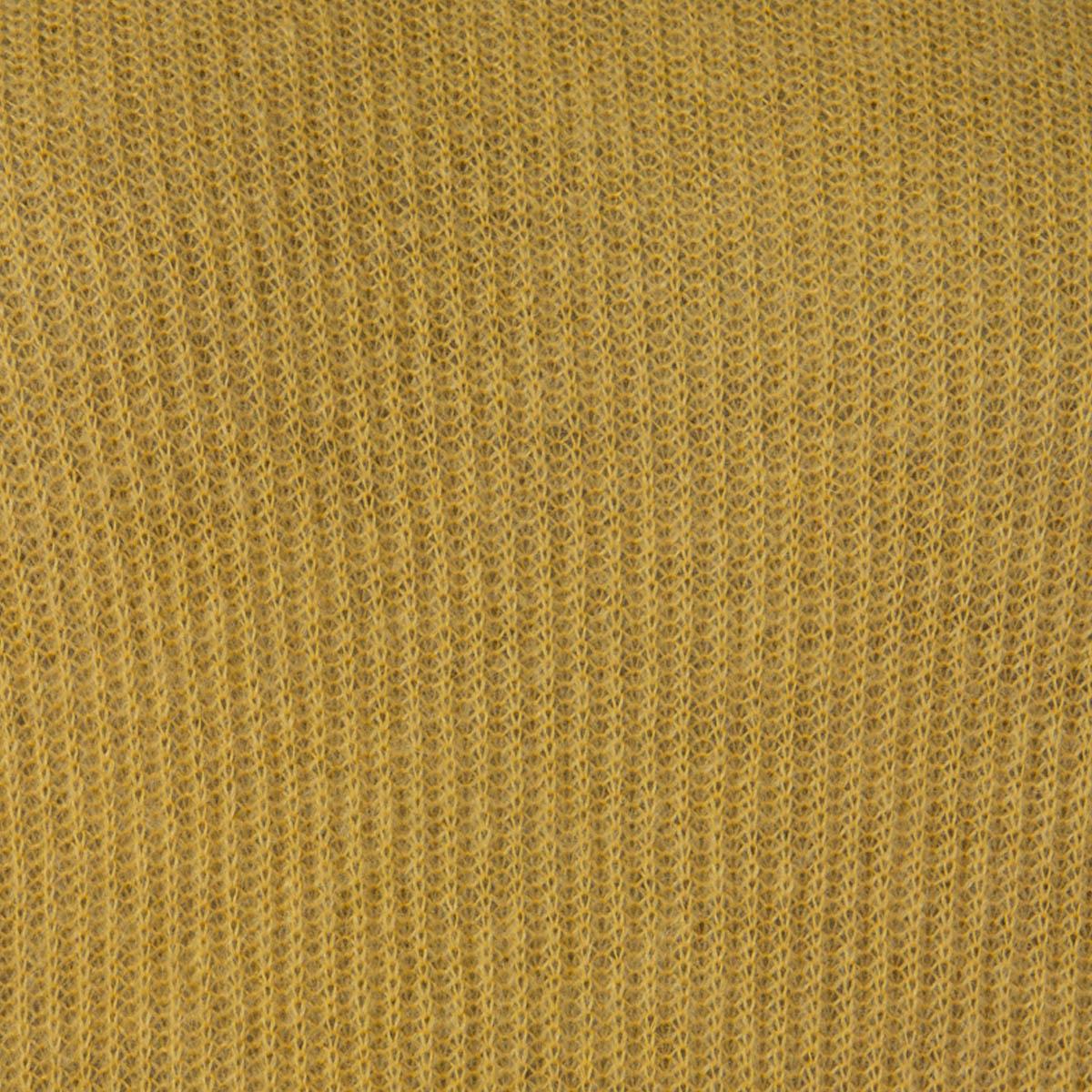 Yellow BRUNELLO CUCINELLI yellow mohair 3/4 Sleeve Sweater M For Sale