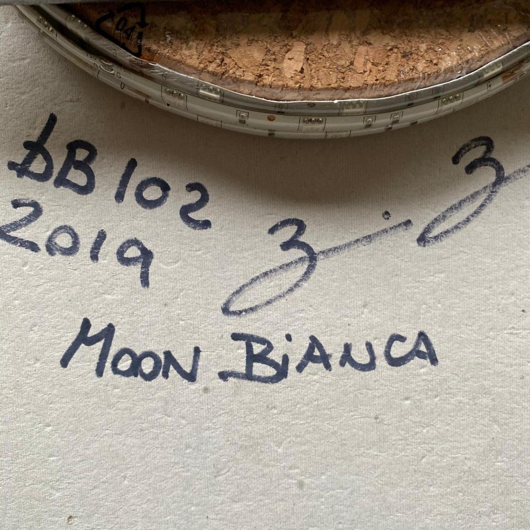 Bruno Bani Moon W Wandleuchte Skulptur (Französisch) im Angebot
