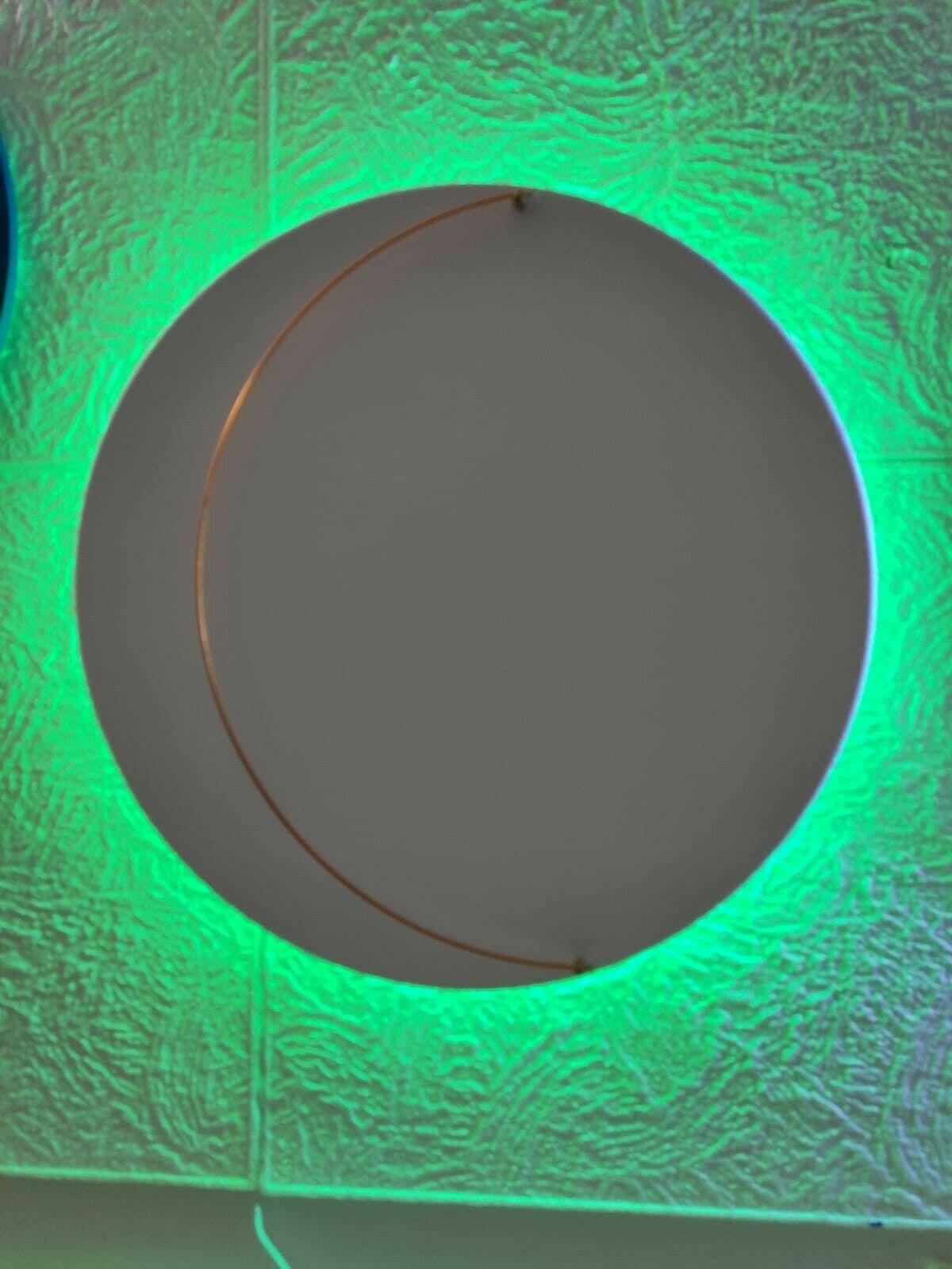Contemporary Bruno Bani Moon W Wall Light Sculpture For Sale