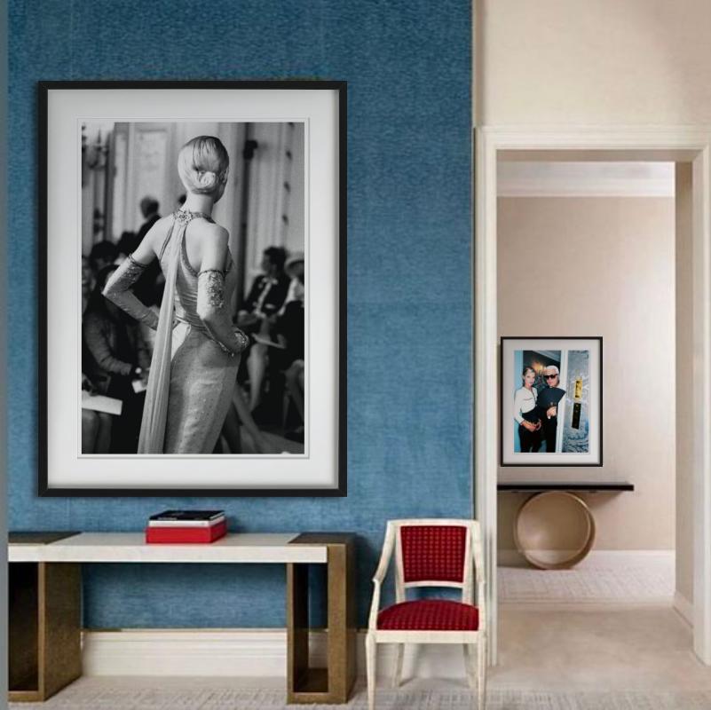 Model in a Backless gown for the Chanel Haute Couture Show in 1991, photographed by Bruno Bisang.

All prints are limited edition. Available in multiple sizes. High-end framing on request.

All prints are done and signed by the artist. The collector