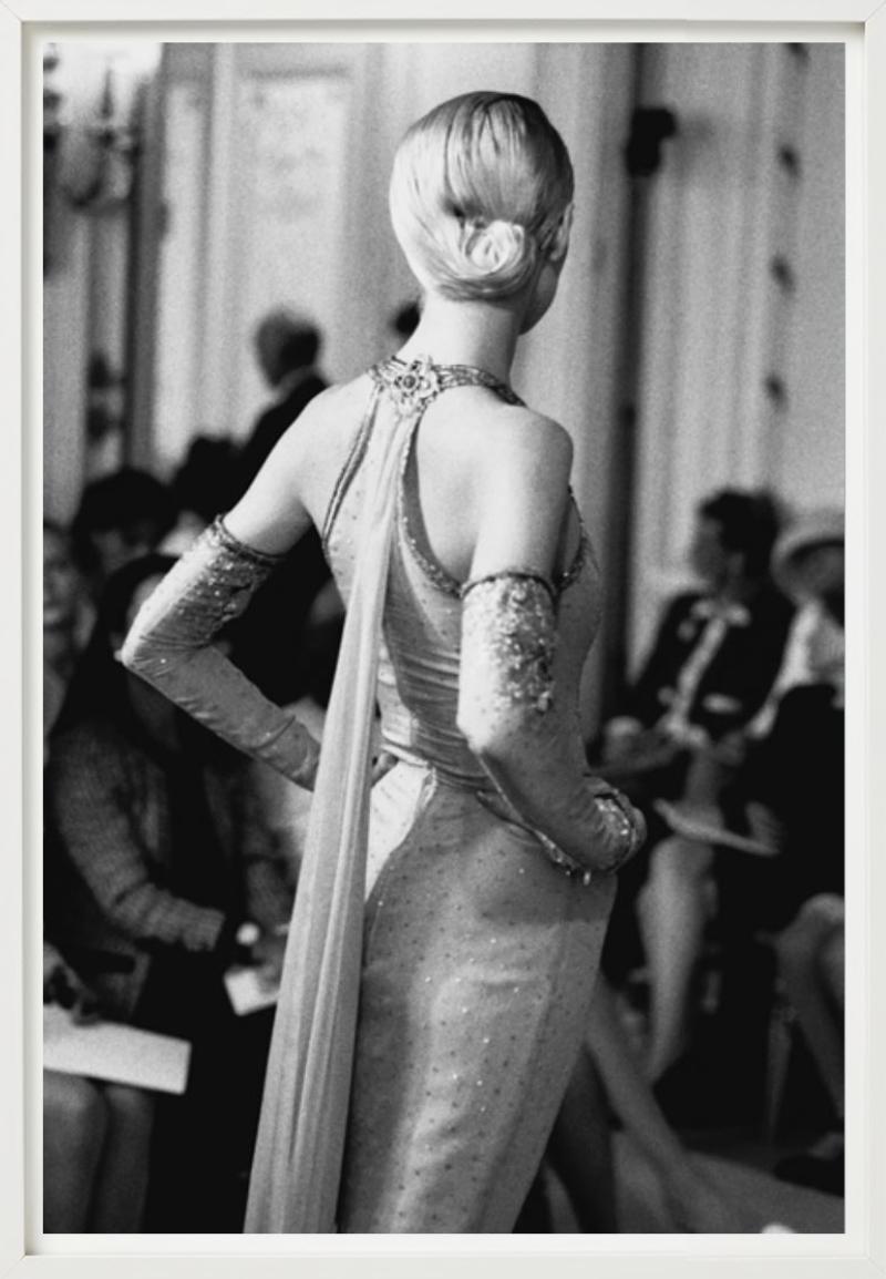 Chanel Haute Couture, Back - Model on the Runway, Fine Art Photography, 1991 For Sale 3
