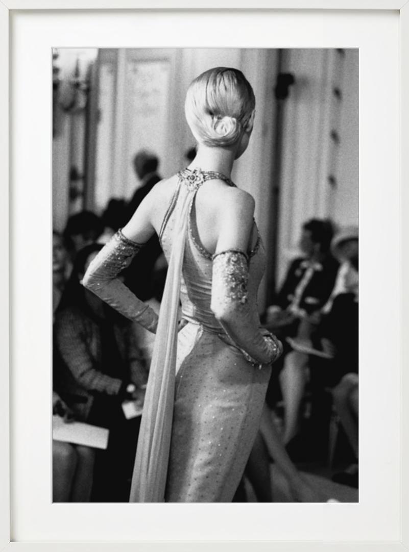 Chanel Haute Couture, Back - Model on the Runway, Fine Art Photography, 1991 For Sale 6