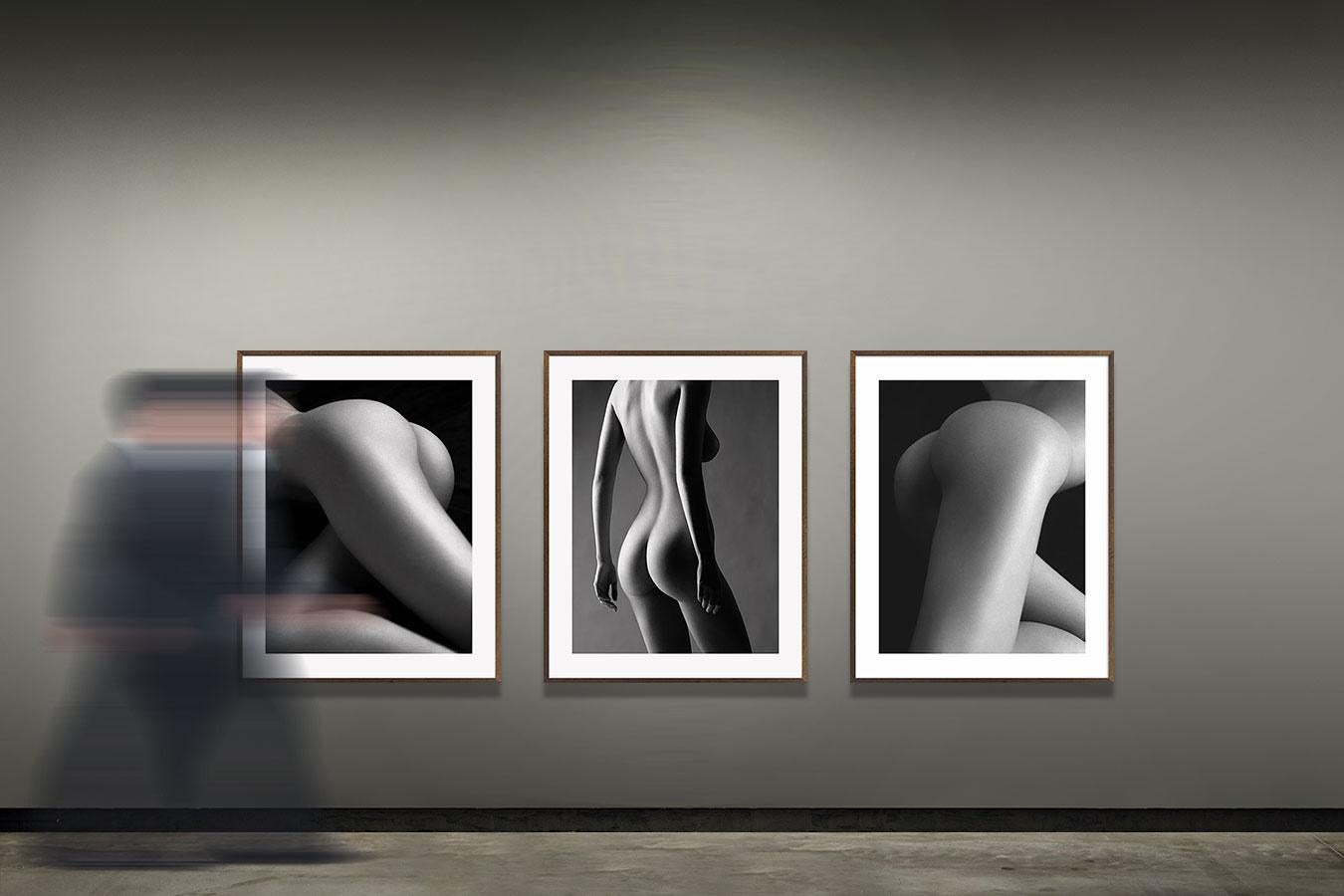 Ausstellungsraum, Tyra Banks II, Mailand (Schwarz), Black and White Photograph, von Bruno Bisang