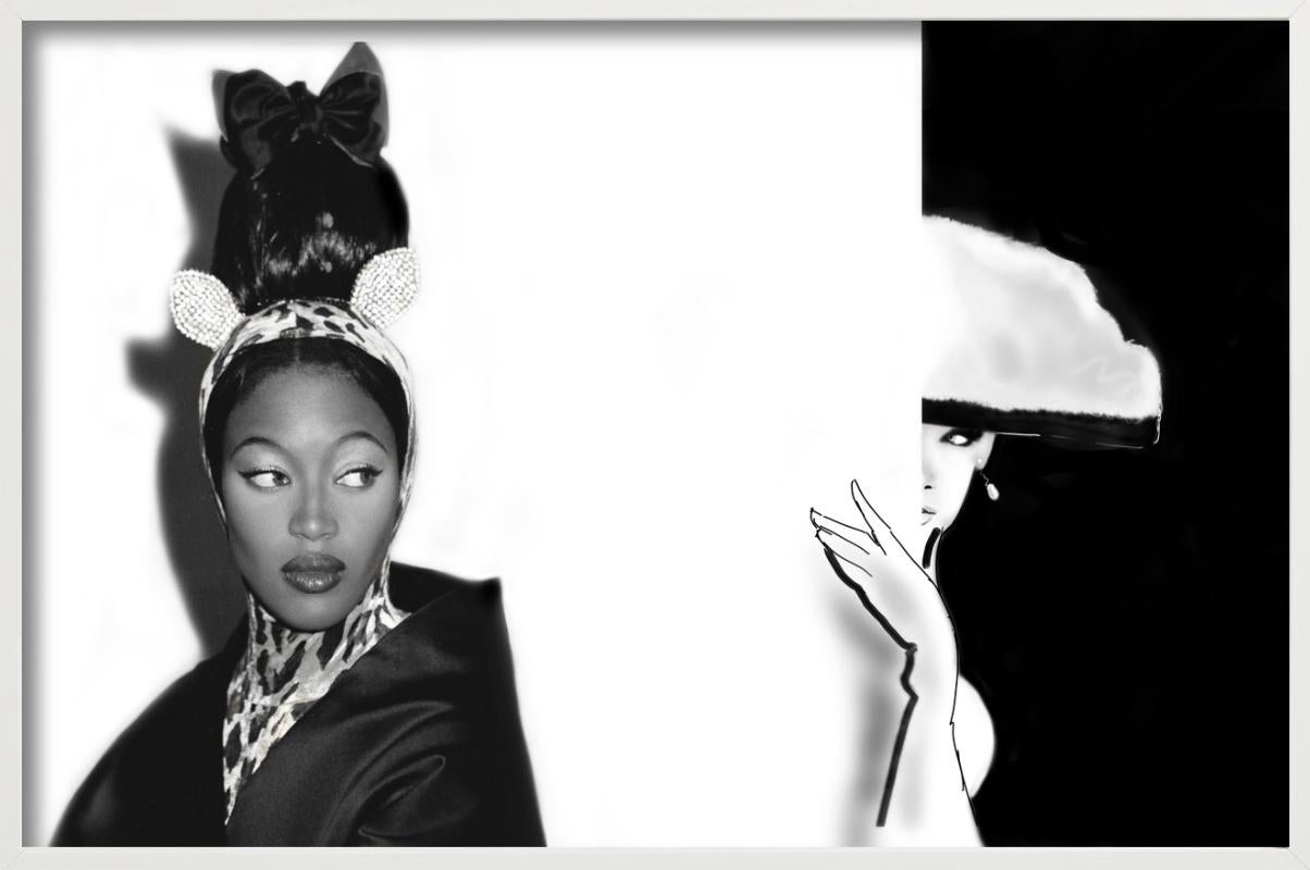 Naomi Campbell chez Guy Laroche et Balanciaga - Photographie d'art en vente 2