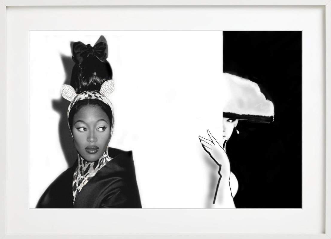 Naomi Campbell chez Guy Laroche et Balanciaga - Photographie d'art en vente 3
