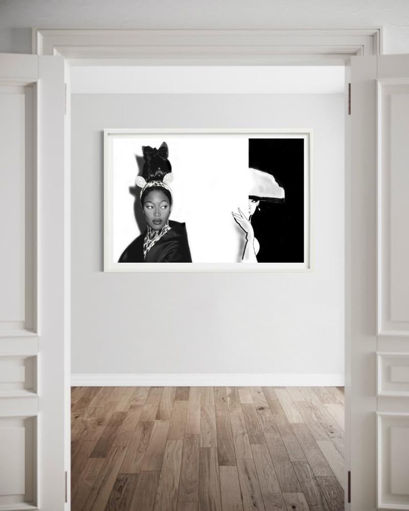 Naomi Campbell chez Guy Laroche et Balanciaga - Photographie d'art en vente 4