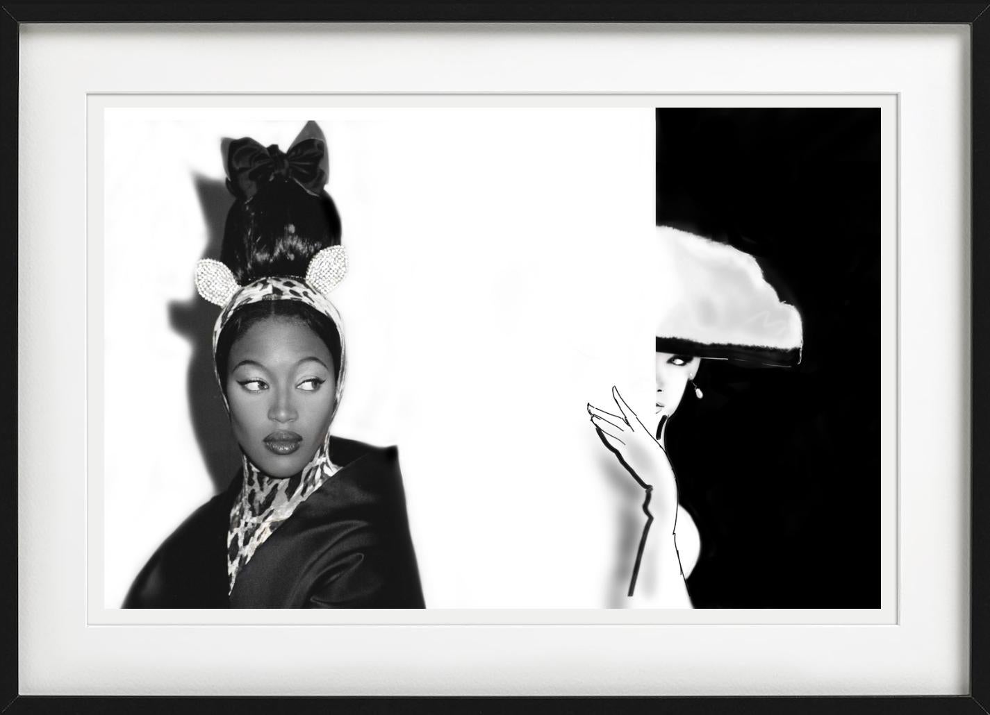 Naomi Campbell chez Guy Laroche et Balanciaga - Photographie d'art en vente 6