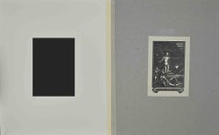 Ex Libris - Giorgio Balbi - Xilografia di Bruno Bramanti - Metà del XX secolo
