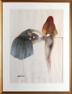 Le Palmier, lithographie de Bruno Bruni 1983