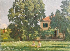 "Villa Piedimonte, Bologna" Bruno Burattini, circa 1918 Landscape Of Villa