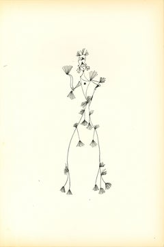 Composition de Diodora - Lithographie originale de Bruno Capacci - 1950