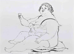 Vintage Stigma - Etching by Bruno Caruso - 1970