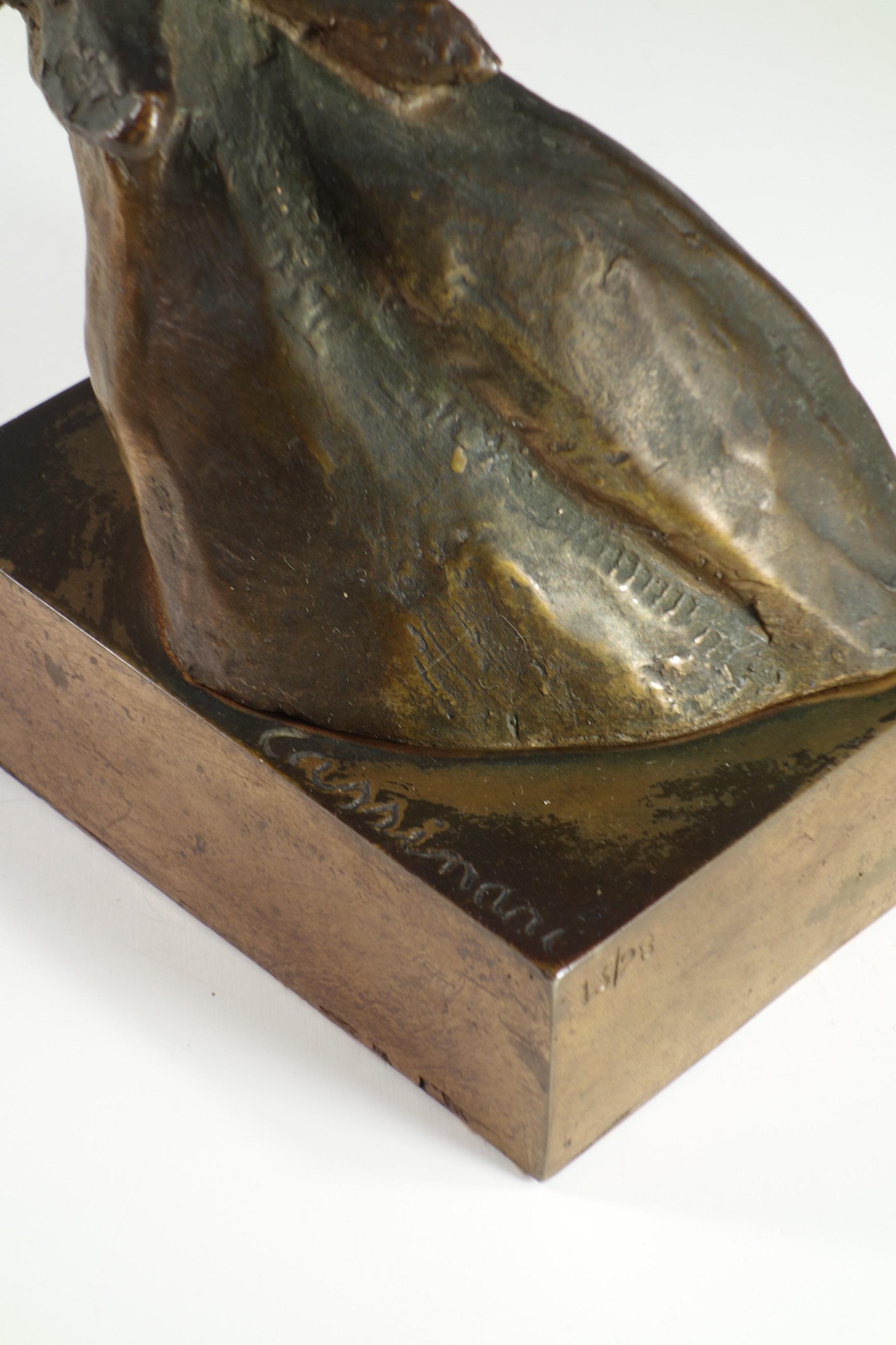 Fine XX secolo Bruno Cassinari Scultura di cavallo in bronzo 13/28 in vendita