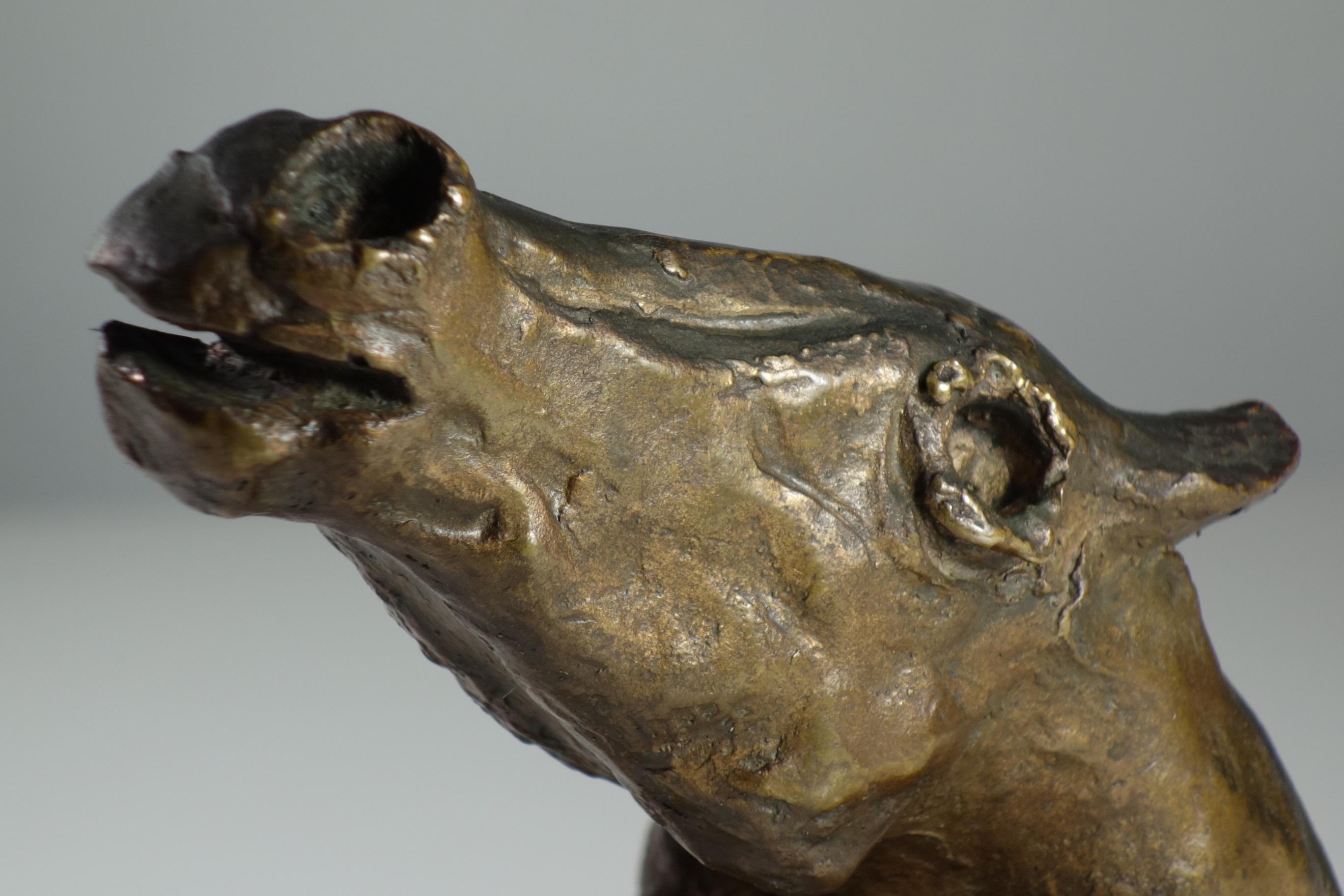 Bruno Cassinari Scultura di cavallo in bronzo 13/28 in vendita 1