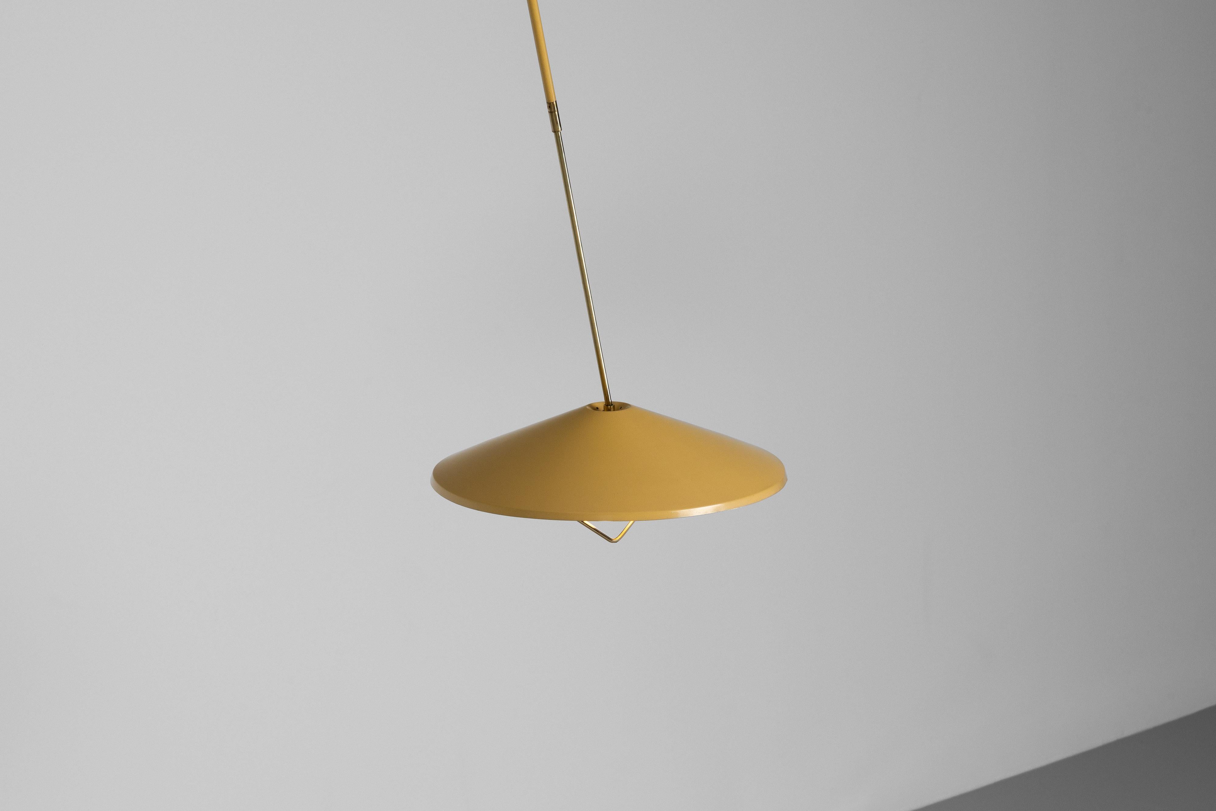 Bruno Cerosa Sospensione telescopica Lumen Italia 1950 in vendita 3