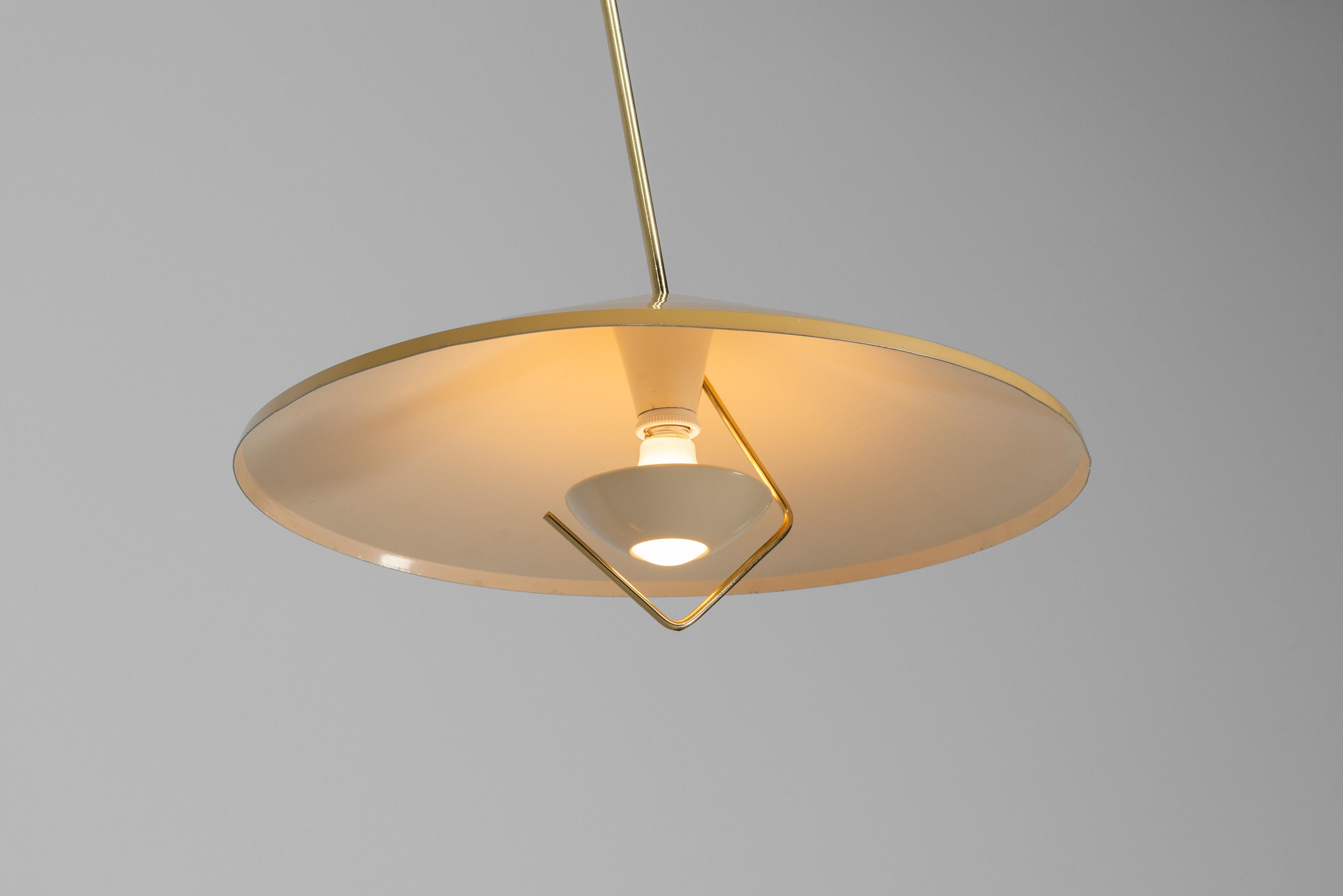 Bruno Cerosa Sospensione telescopica Lumen Italia 1950 in vendita 6