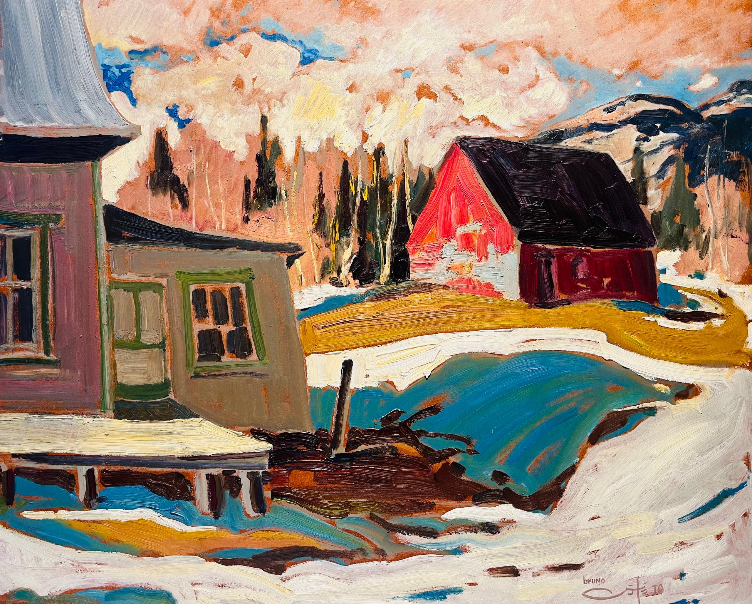 Bruno Côté Landscape Painting - Charlevoix, Quebec