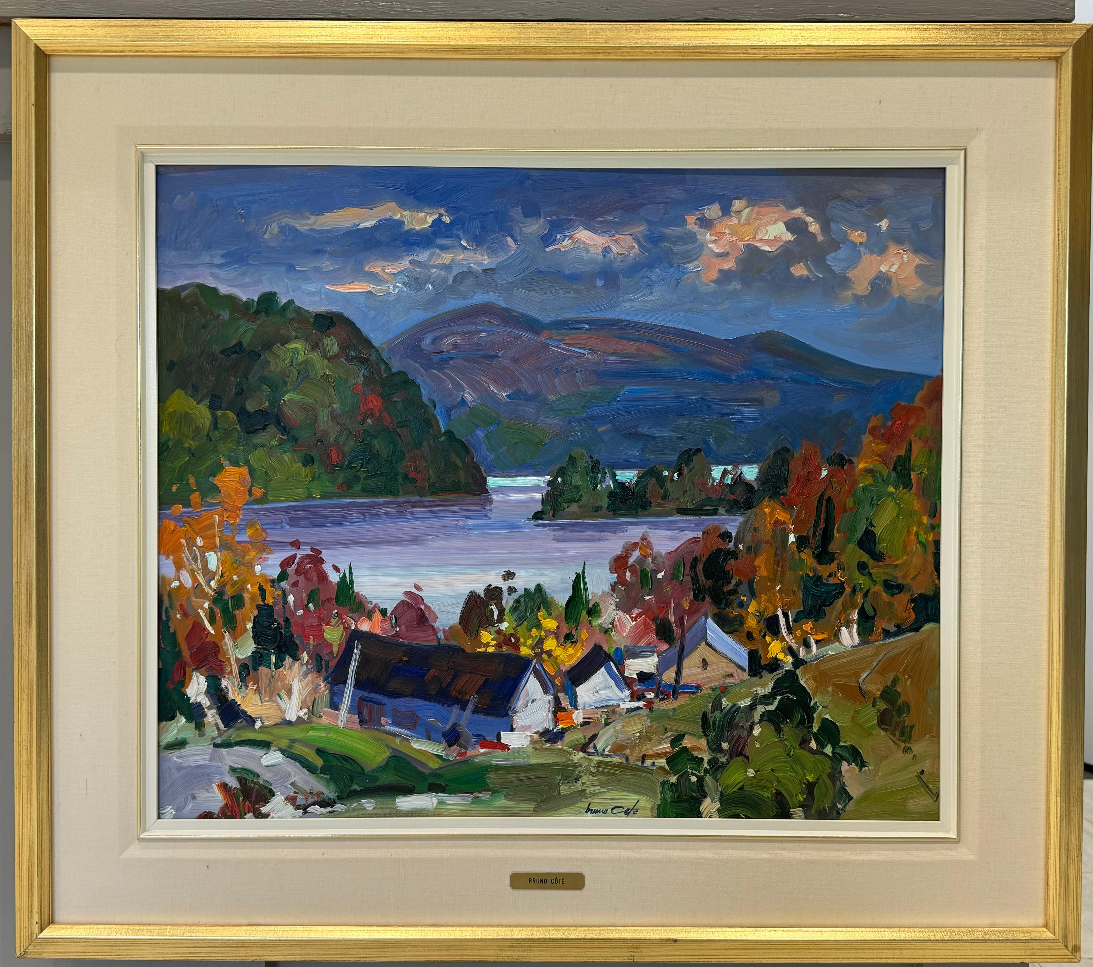Autunno ST Jean Des Piles - Painting di Bruno Côté